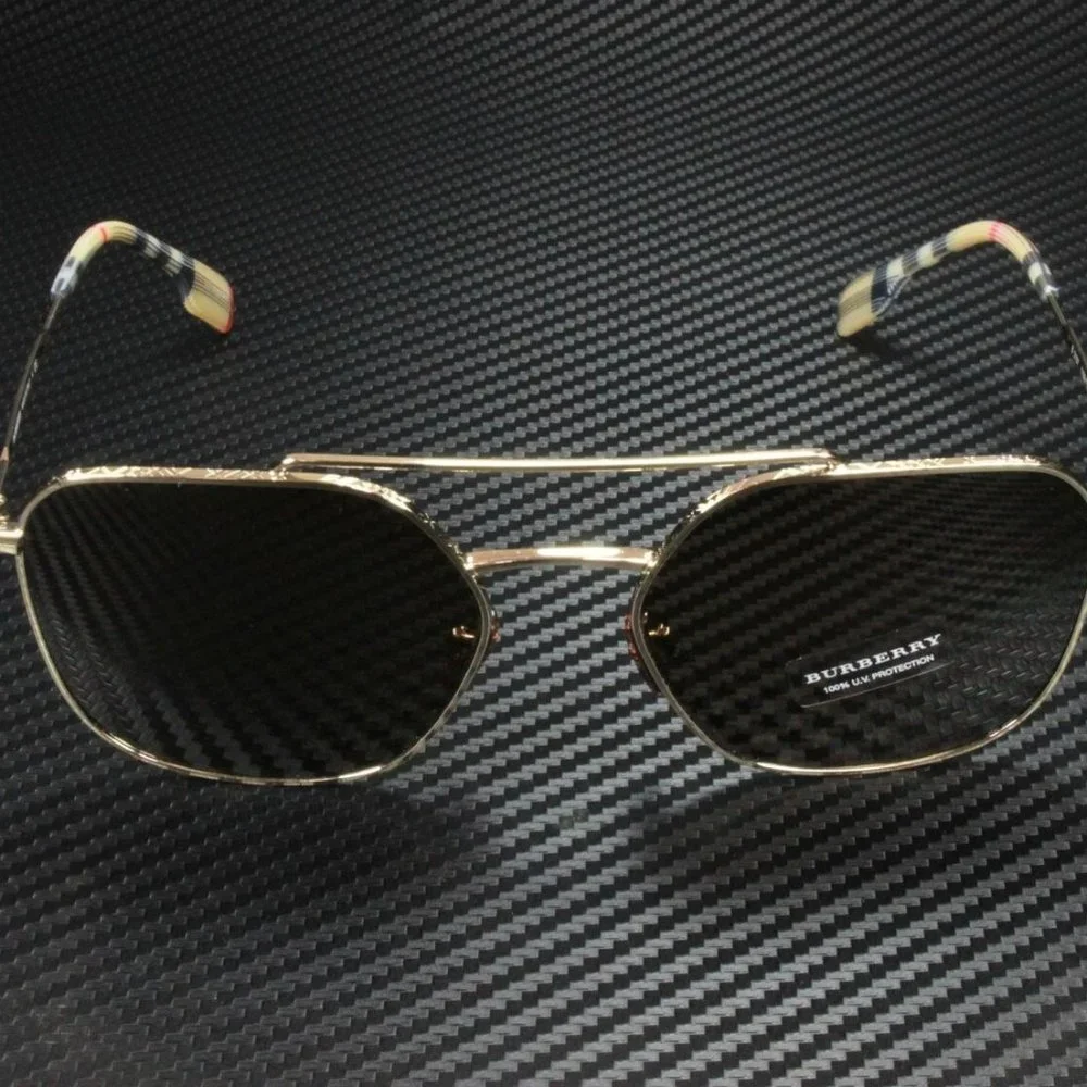 Burberry Golden Brown 56mm Sunglasses